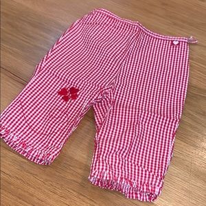 Gymboree Gingham Red Heart Pants Size 18-24M